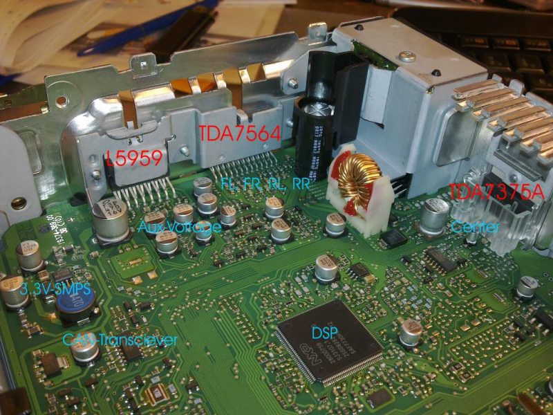 CDC40 Opera Hauptplatine, Baugruppen CDC40 Opera Hauptplatine, Baugruppen