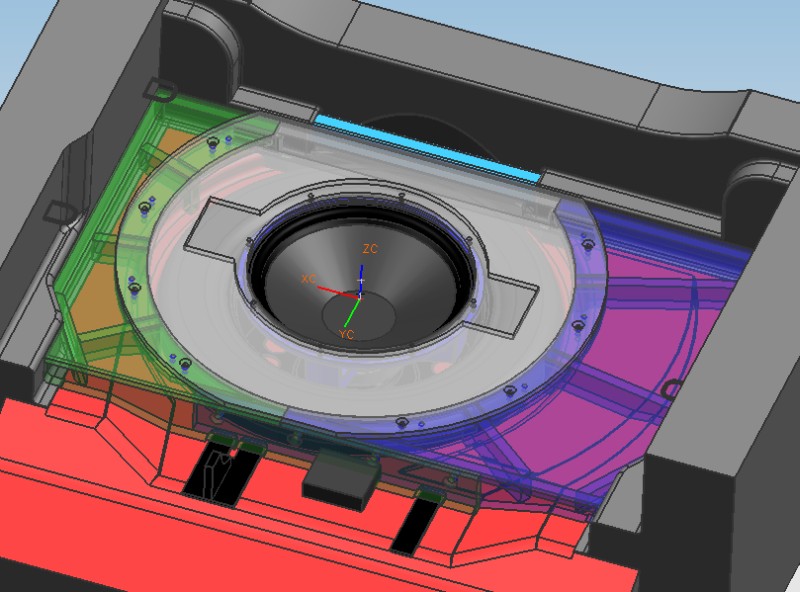 3D CAD-Modell Tieftöner Astra GTC 3D CAD-Modell Tieftöner Astra GTC