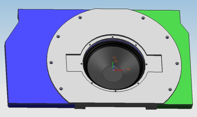 3D CAD-Modell Tieftöner Astra GTC 3D CAD-Modell Tieftöner Astra GTC