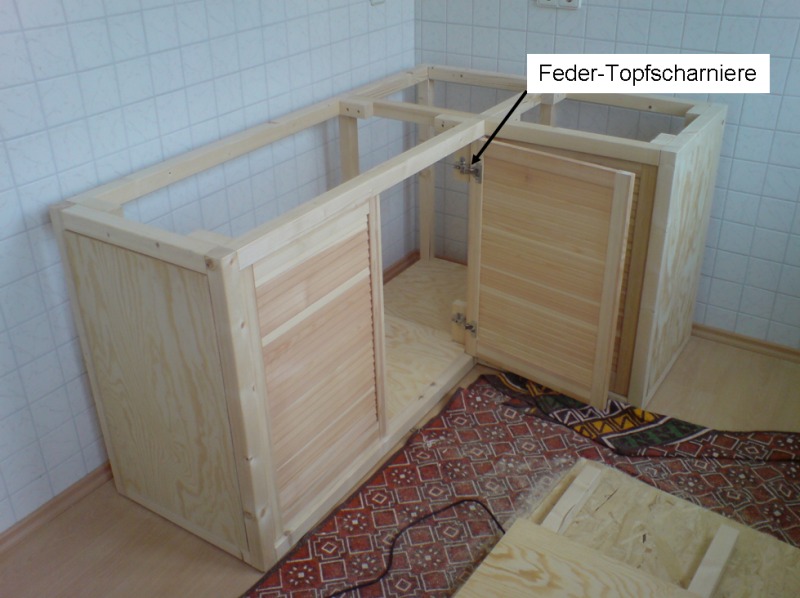 Eckschrank Lamellentren