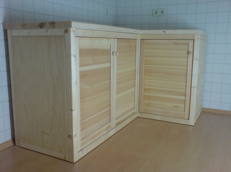 Eckschrank fertig